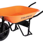 Carretilla 4.5 ft, 65 LTS llanta neumática reforzada 16 Truper (11740)