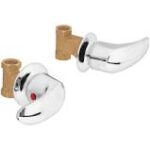 Juego de 2 Llaves de Empotrar ROSCABLES, Manerales Tipo Palanca, Foset Aqua 49797