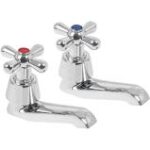 Juego De Dos Llaves individuales Para Lavabo, Foset Aqua, 49805