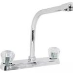 Mezcladora 8" para Fregadero, Cuello Tipo Cobra , Foset Basic 49192