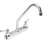 Mezcladora Plástica 8" para Fregadero, Cuello Largo, Foset Basic ABS, 45515