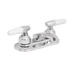 Mezcladora 4" para Lavabo, Nariz Larga, Foset 49203