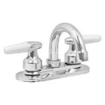Mezcladora 4" para Lavabo, Cuello Curvo, Foset 49204