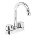Mezcladora 4" para Lavabo, Cuello tipo Bar, Foset 49275