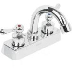 Mezcladora Plástica 4" para Lavabo, Cuello Curvo Foset Basic ABS, 45512